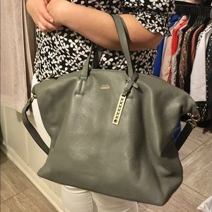 Kate Spade Saturday Gray Freeform Satchel